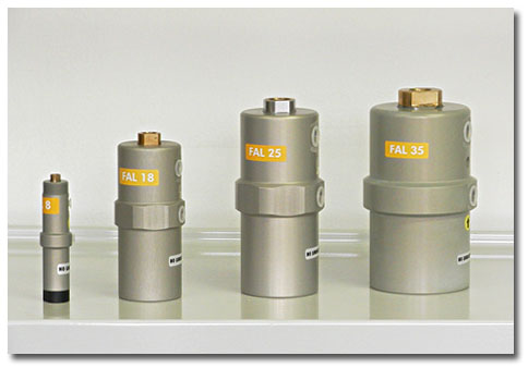 Kolbenvibrator mit Kolbenstange Serie FAL